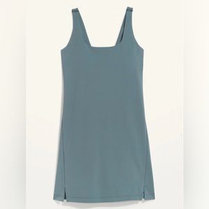 OLD NAVY PowerSoft Sleeveless Shelf-Bra Support Active Dress | Size XL Tall